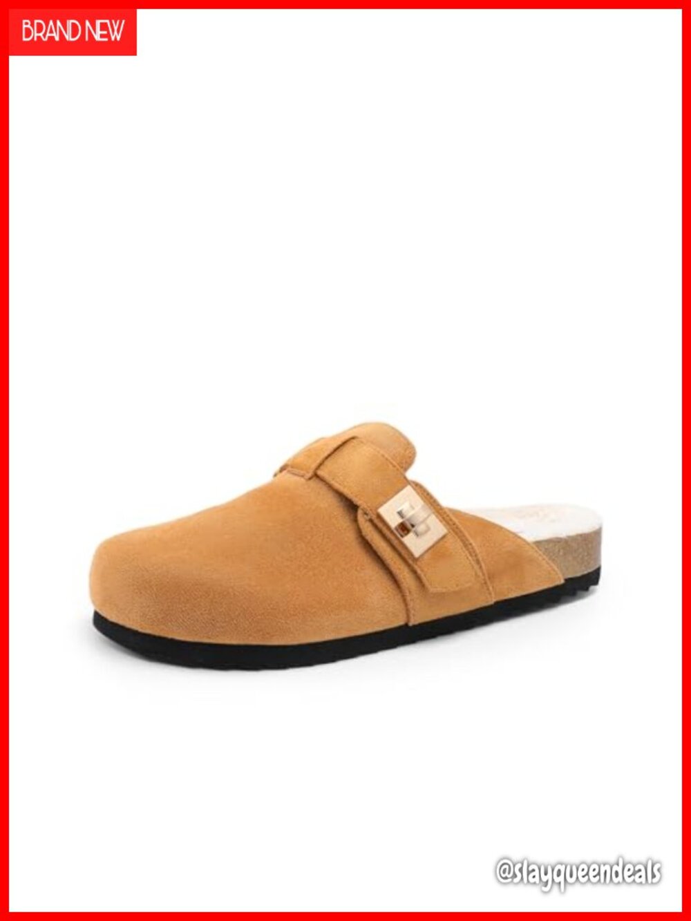 Women's Clogs Mules Cork Footbed Slip-On Arch Support